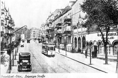 Leipziger Straße um 1935 rechts Kruses Festsäle